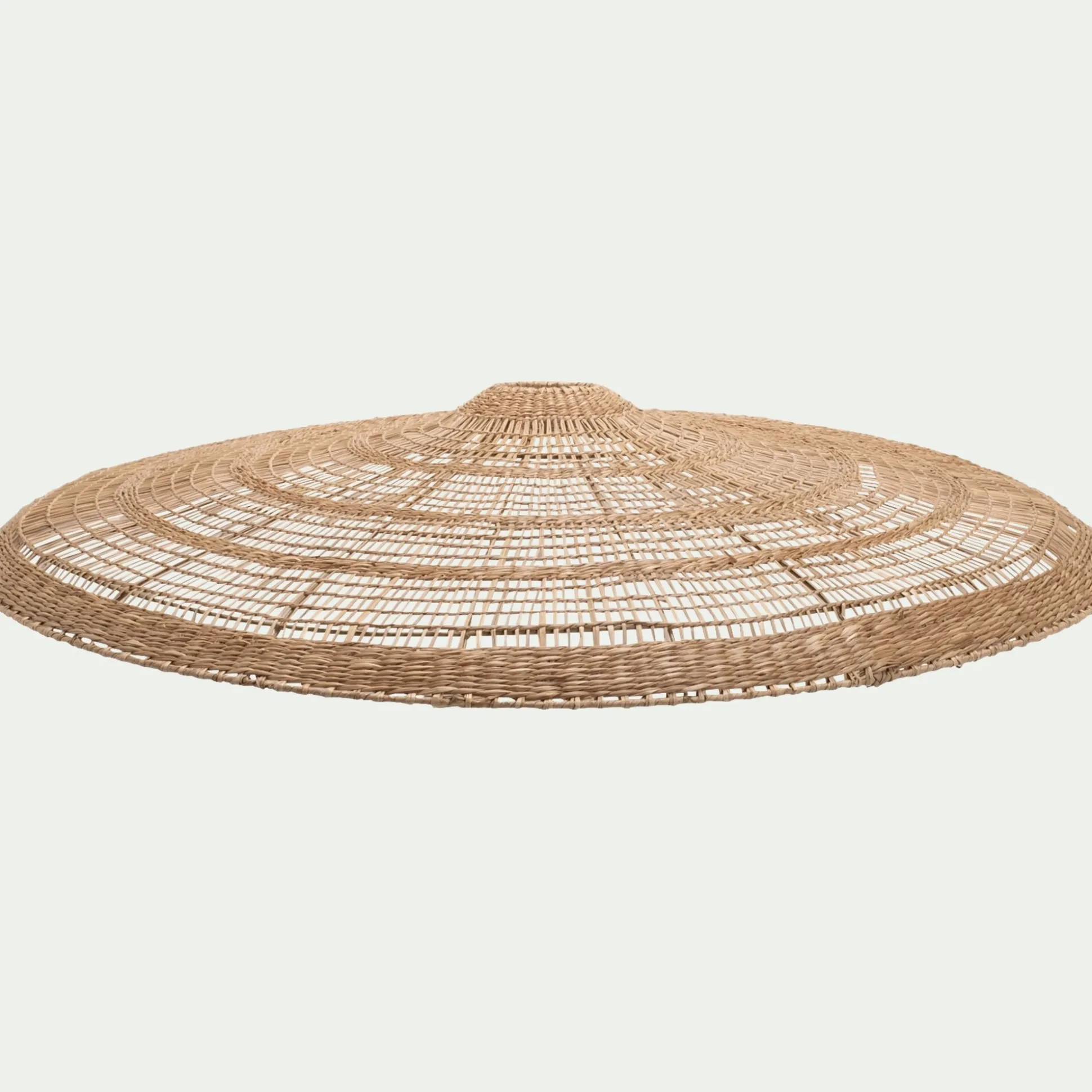 Suspension non électrifiée en jonc de mer D100cm - naturel