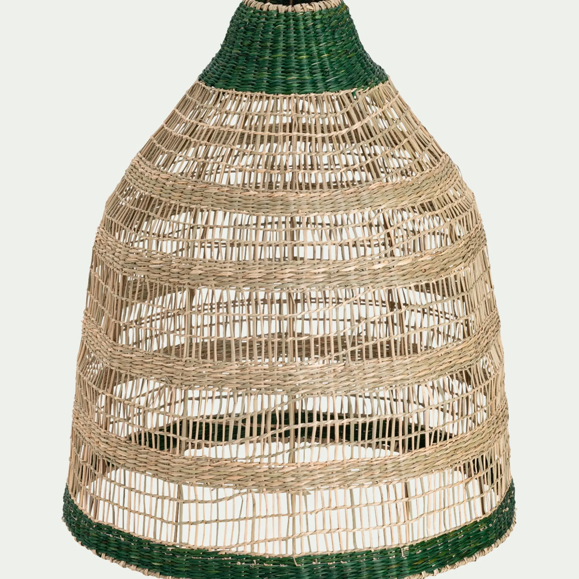 Suspension non électrifiée en jonc de mer D50cm - naturel