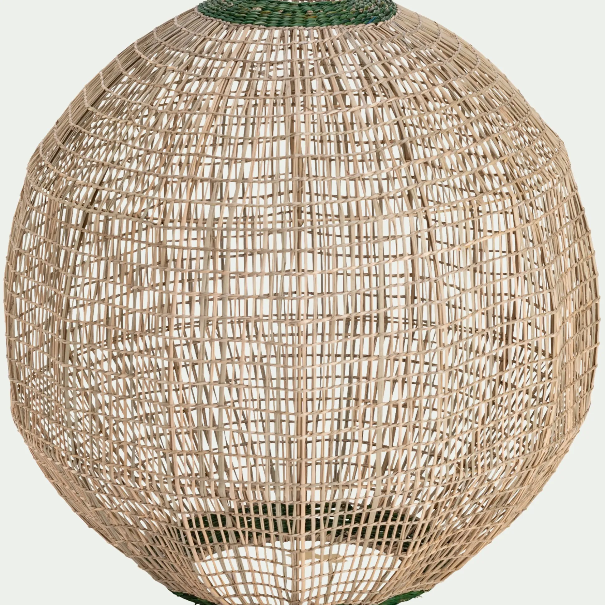 Suspension non électrifiée en jonc de mer D57cm - naturel