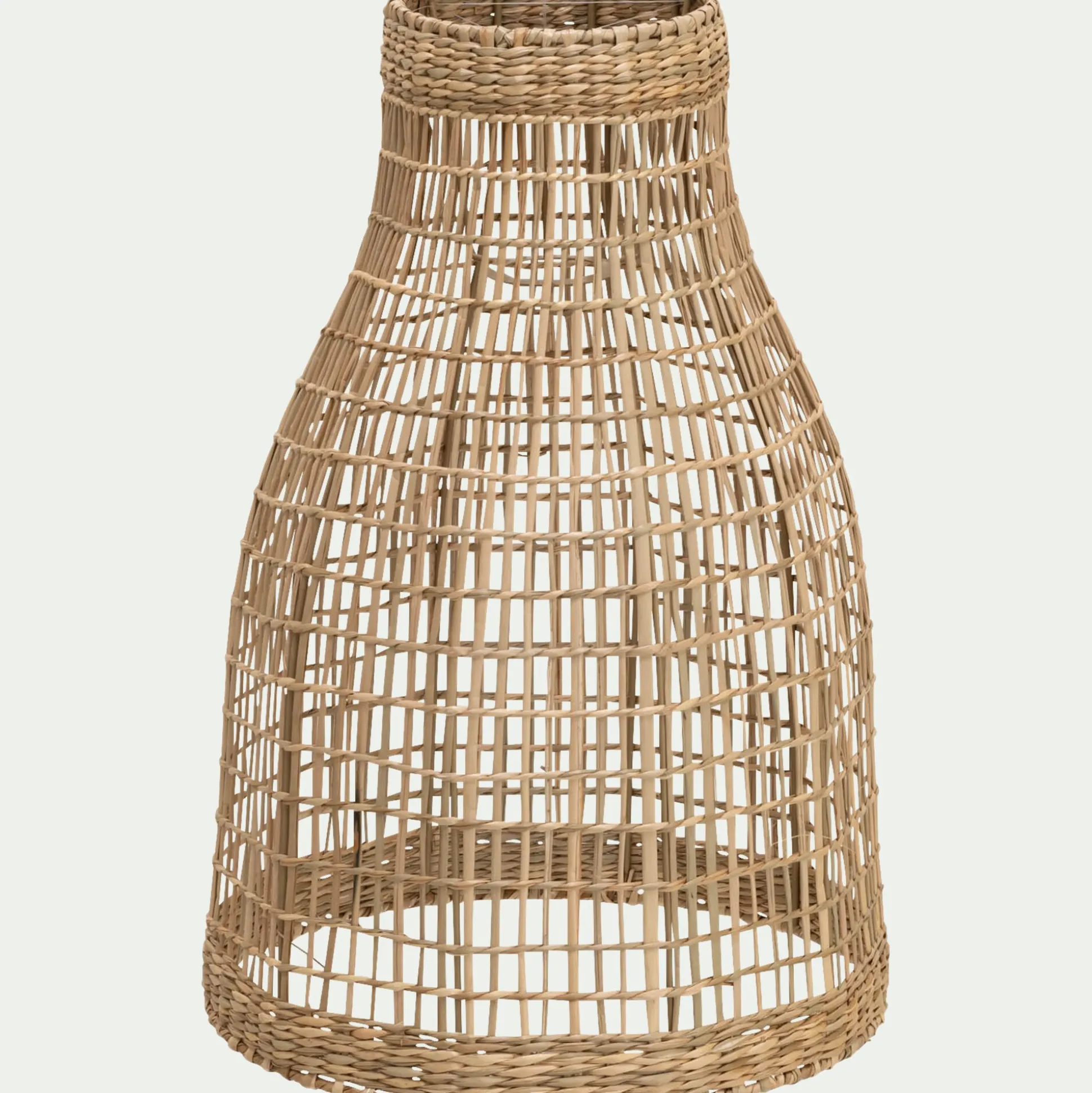 Suspension non électrifiée en jonc de mer D30cm - naturel