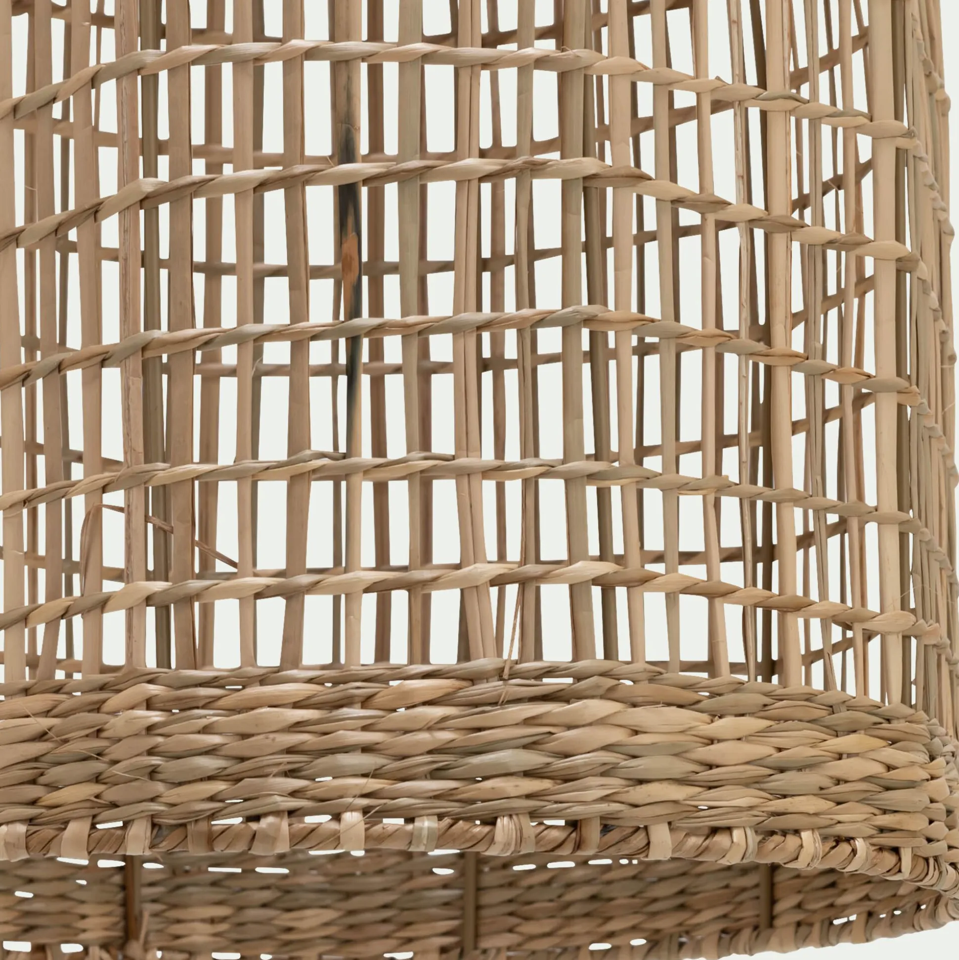 Suspension non électrifiée en jonc de mer D30cm - naturel