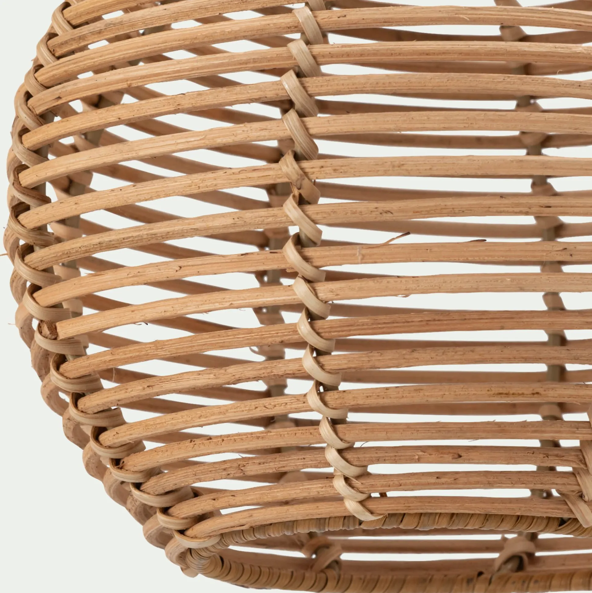 Suspension non électrifiée en rotin D20cm - naturel
