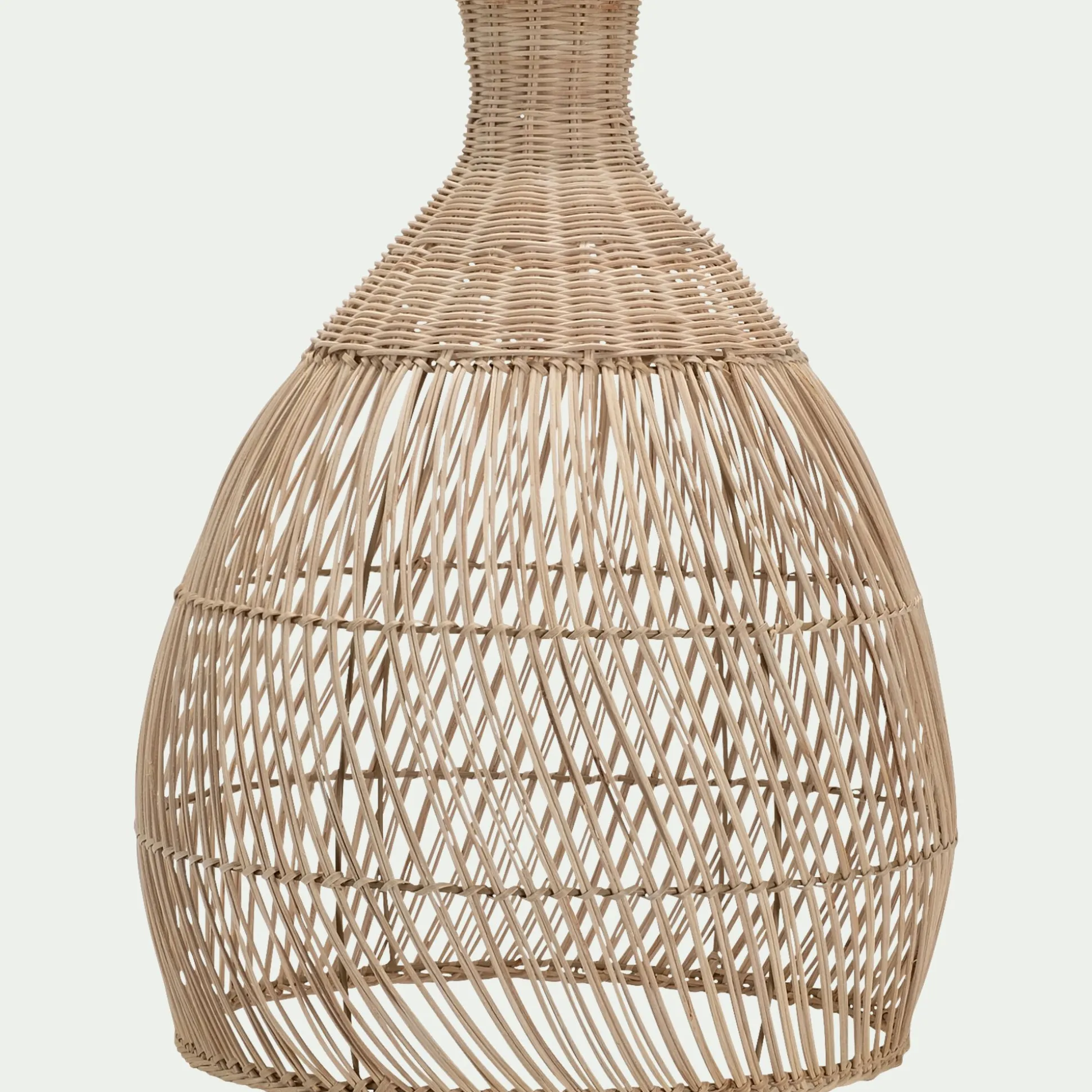 Suspension non électrifiée en rotin D41cm - naturel