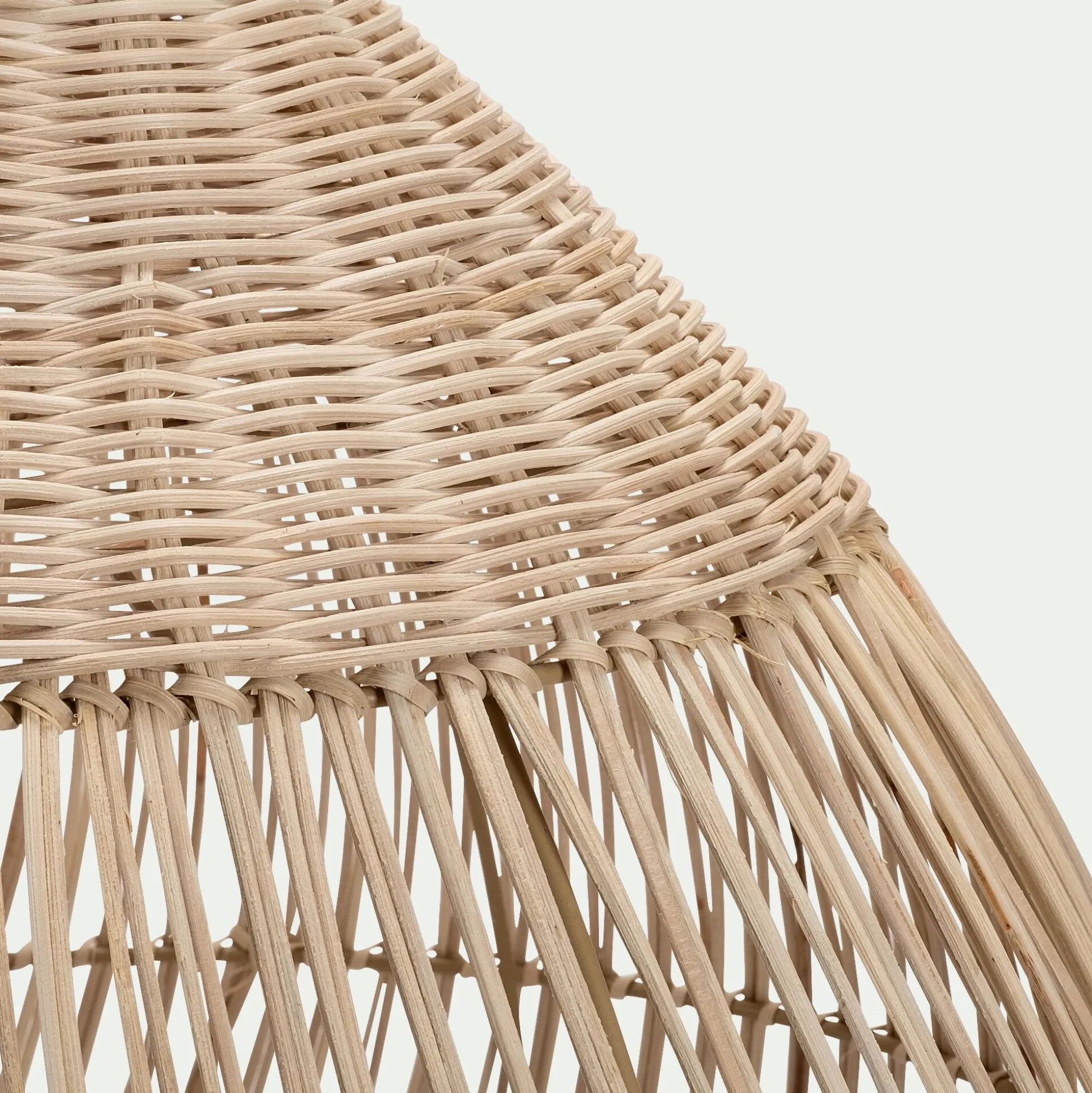 Suspension non électrifiée en rotin D41cm - naturel