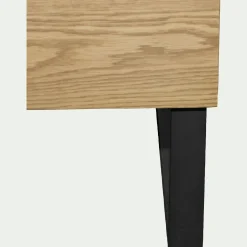 Table basse avec plateau relevable en bois L110cm - bois clair