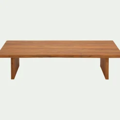 Table basse en acacia L150xl70cm - bois foncé