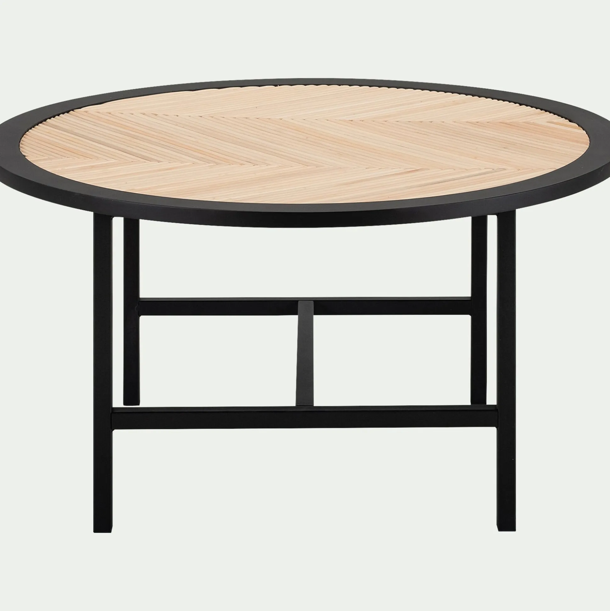 Table basse en bois - noir