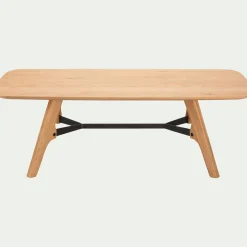Table basse plaquée chêne