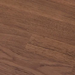 Table basse ronde en chêne massif D81cm - bois foncé