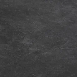 Table de repas extensible en céramique et verre trempé - noir (6 à 10 places)