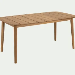 Table de repas jardin en acacia - bois clair (6 places)