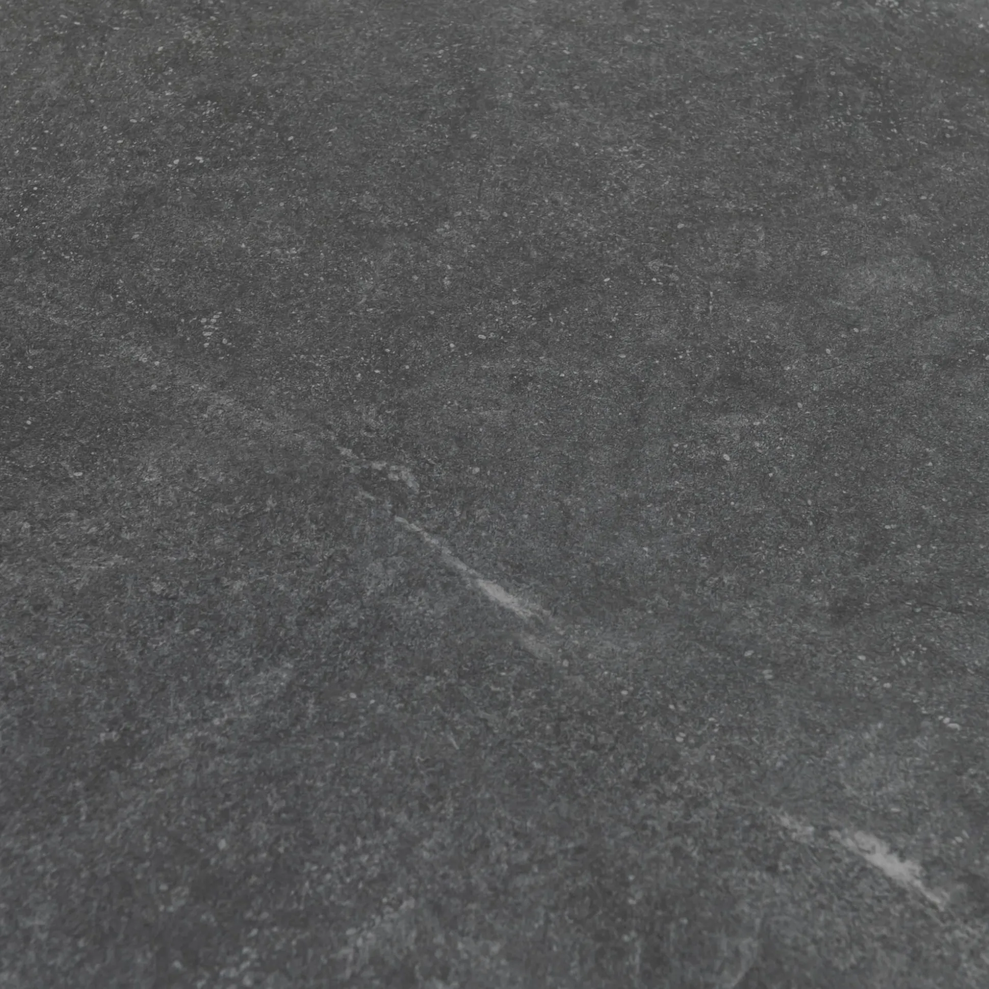 Table de repas rectangulaire en pierre et acier - gris anthracite (10 places)