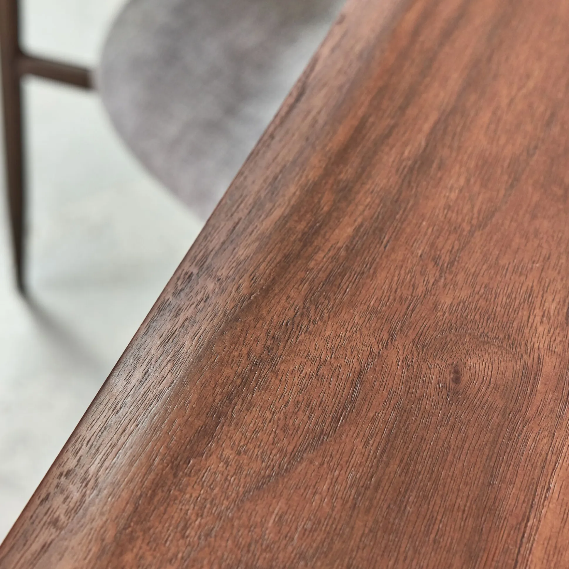 Table de repas rectangulaire extensible en bois - bois foncé (8 à 10 places)