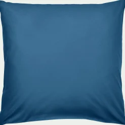 Taie d'oreiller enfant en coton 65x65cm - bleu figuerolles