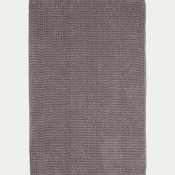 Tapis de bain antidérapant 50x80cm - gris restanque