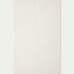 Tapis de bain en coton bio - blanc ventoux 50x80cm
