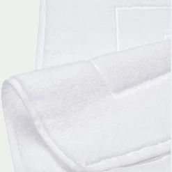 Tapis de bain en coton - blanc 60x110cm