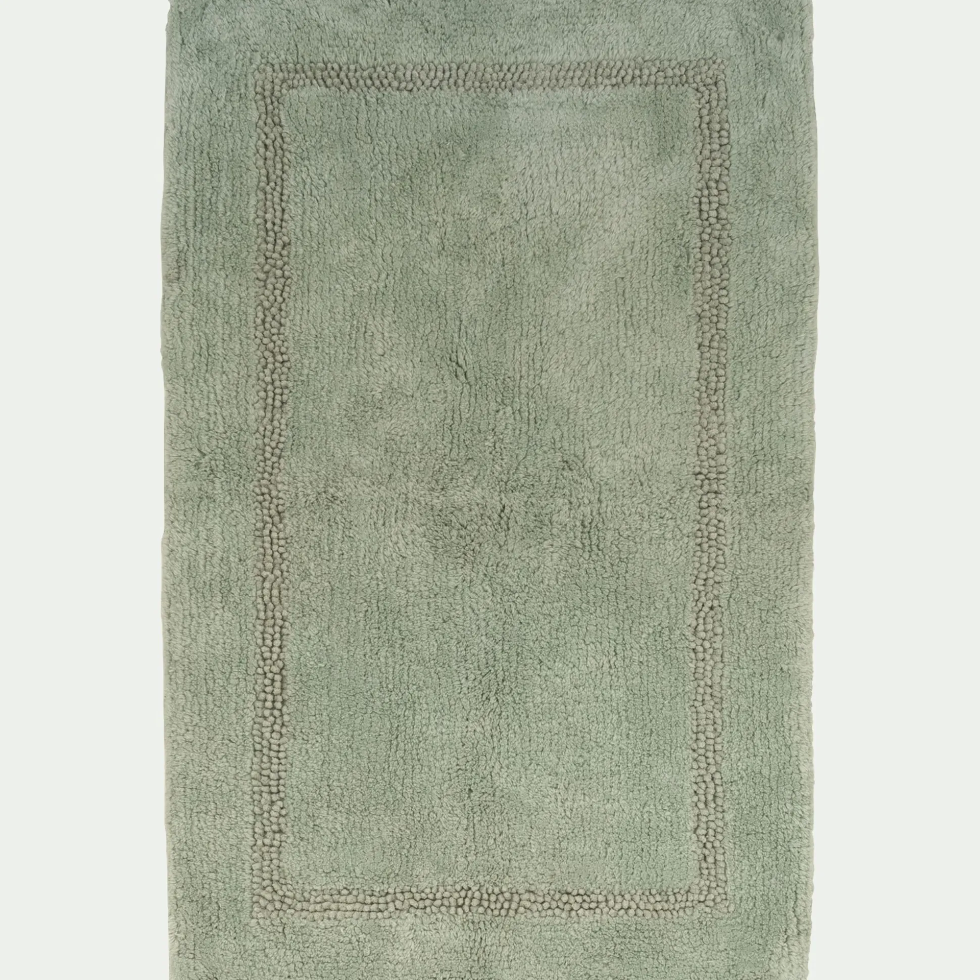 Tapis de bain en coton 50x80cm - vert olivier