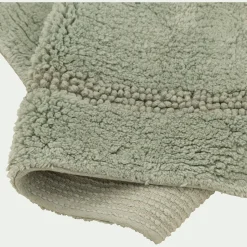 Tapis de bain en coton 50x80cm - vert olivier