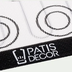 Tapis de cuisson en silicone spécial macarons & éclairs 40x30cm - transparent