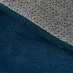 Tapis forme étoile bleu