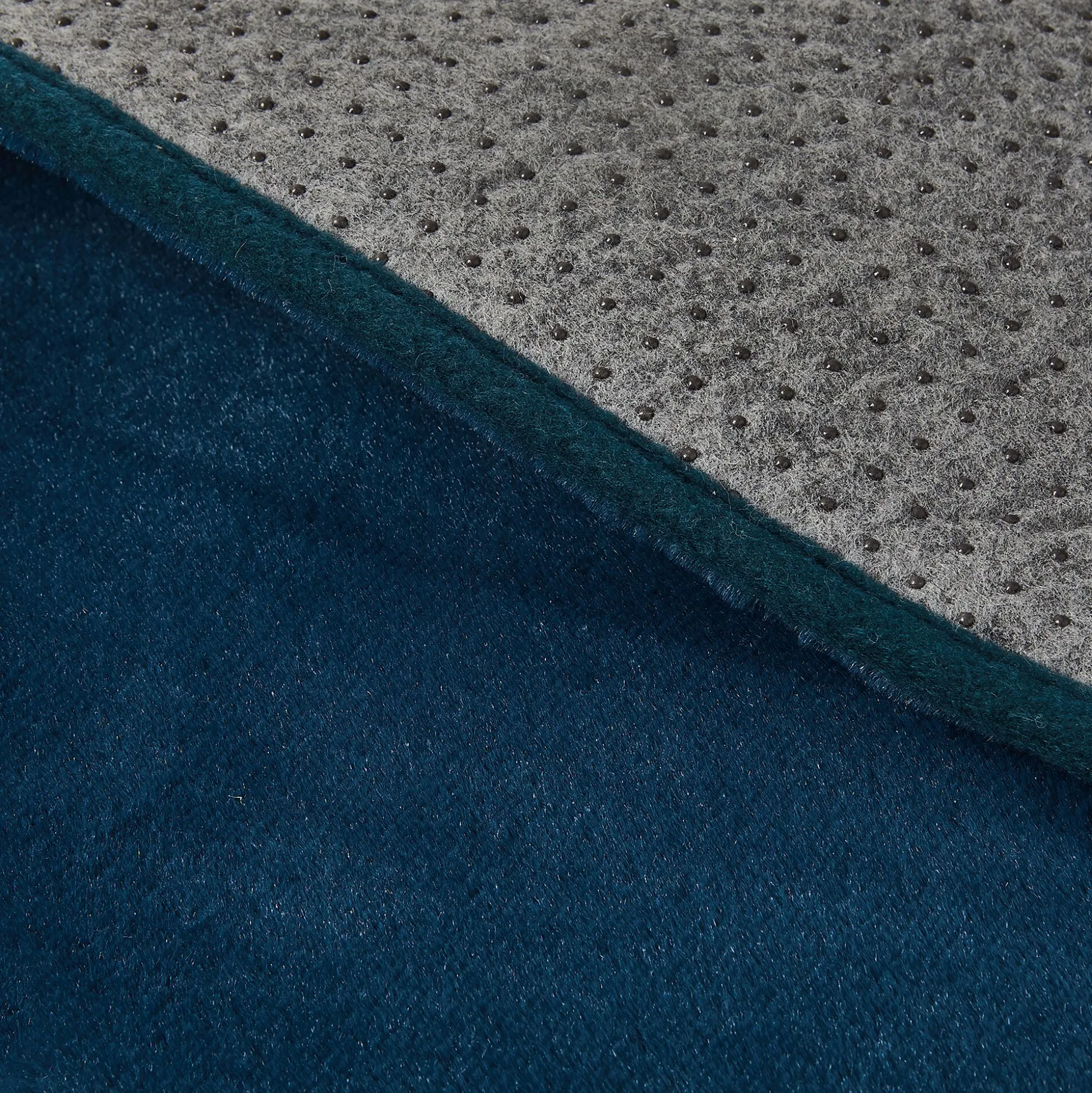 Tapis forme étoile bleu
