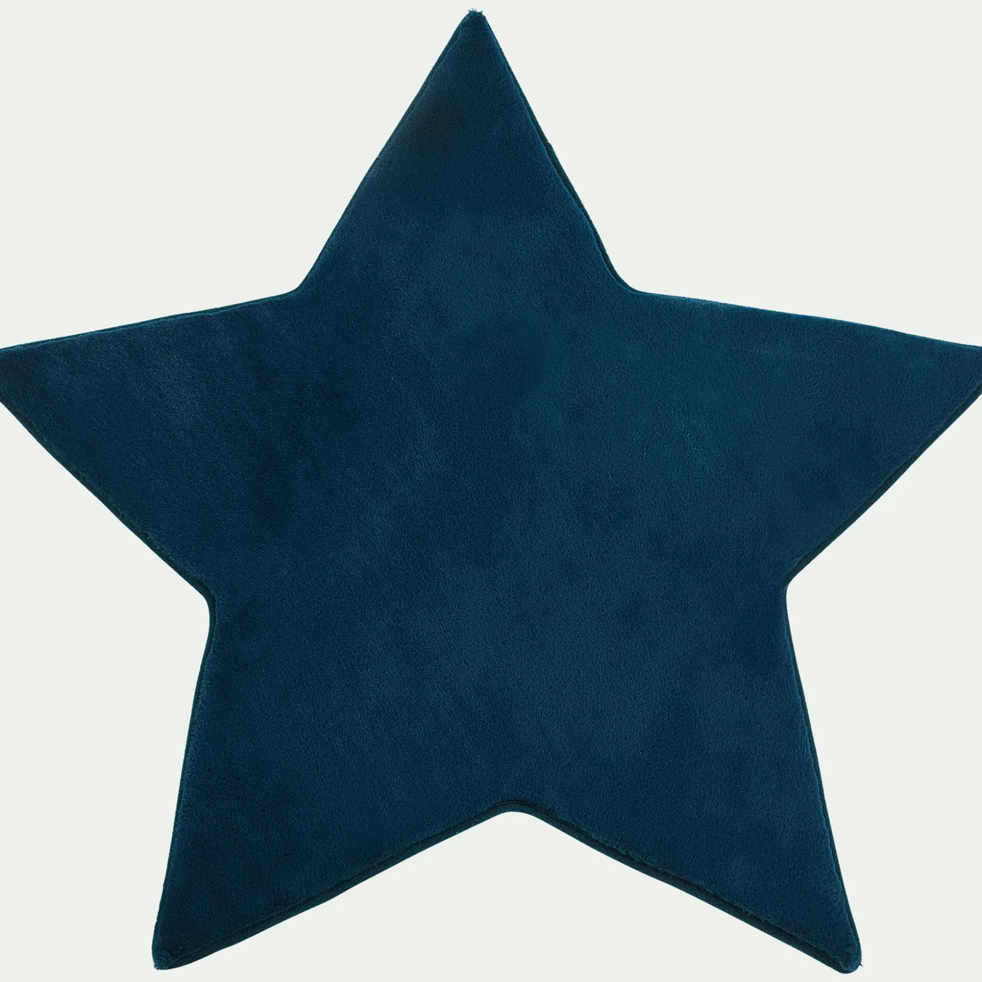 Tapis forme étoile bleu