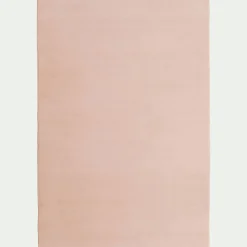 Tapis imitation fourrure - rose argile 150x200cm
