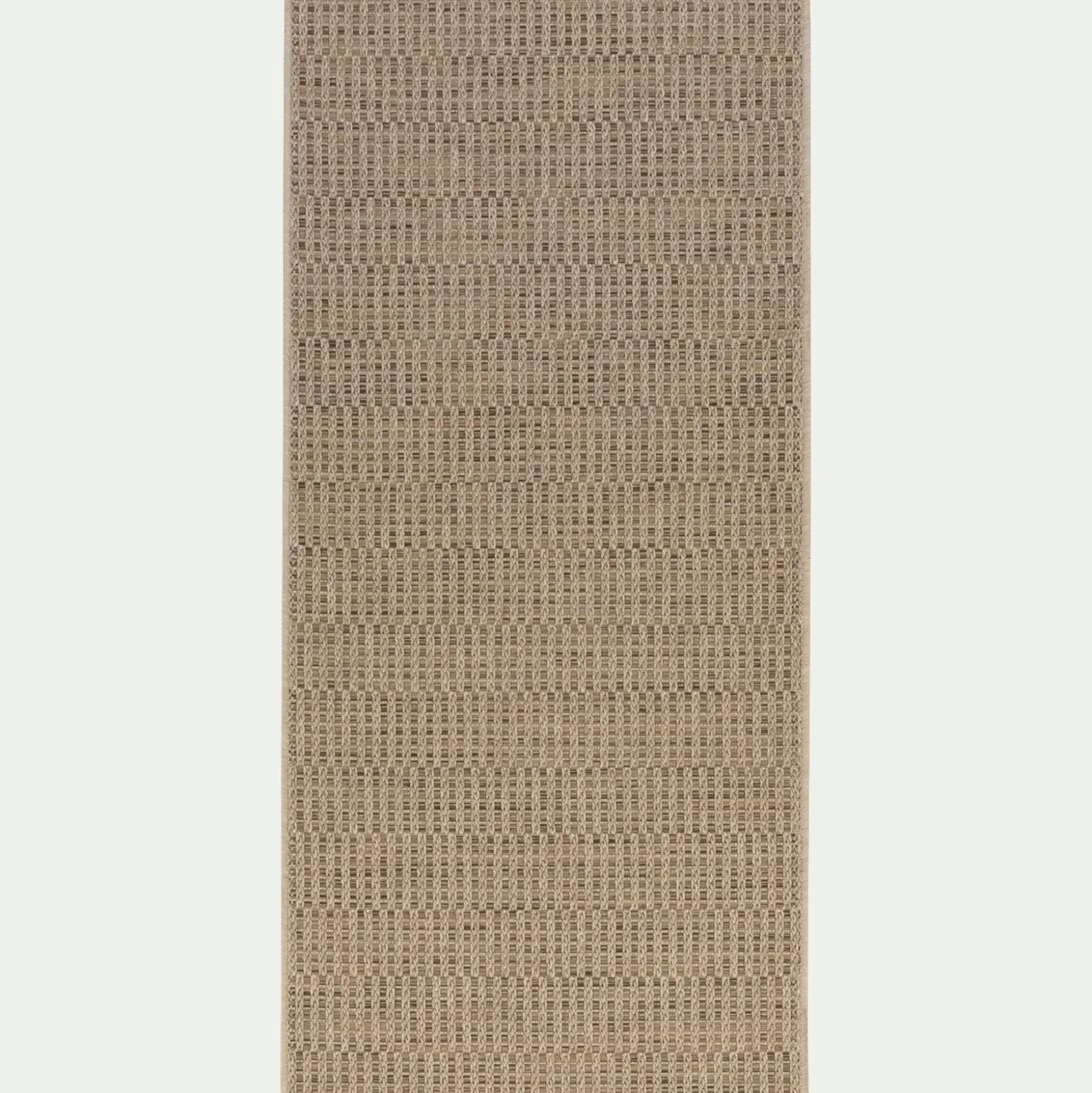 Tapis intérieur et extérieur aspect sisal - naturel 200x67cm
