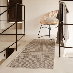 Tapis intérieur et extérieur aspect sisal - naturel 200x67cm