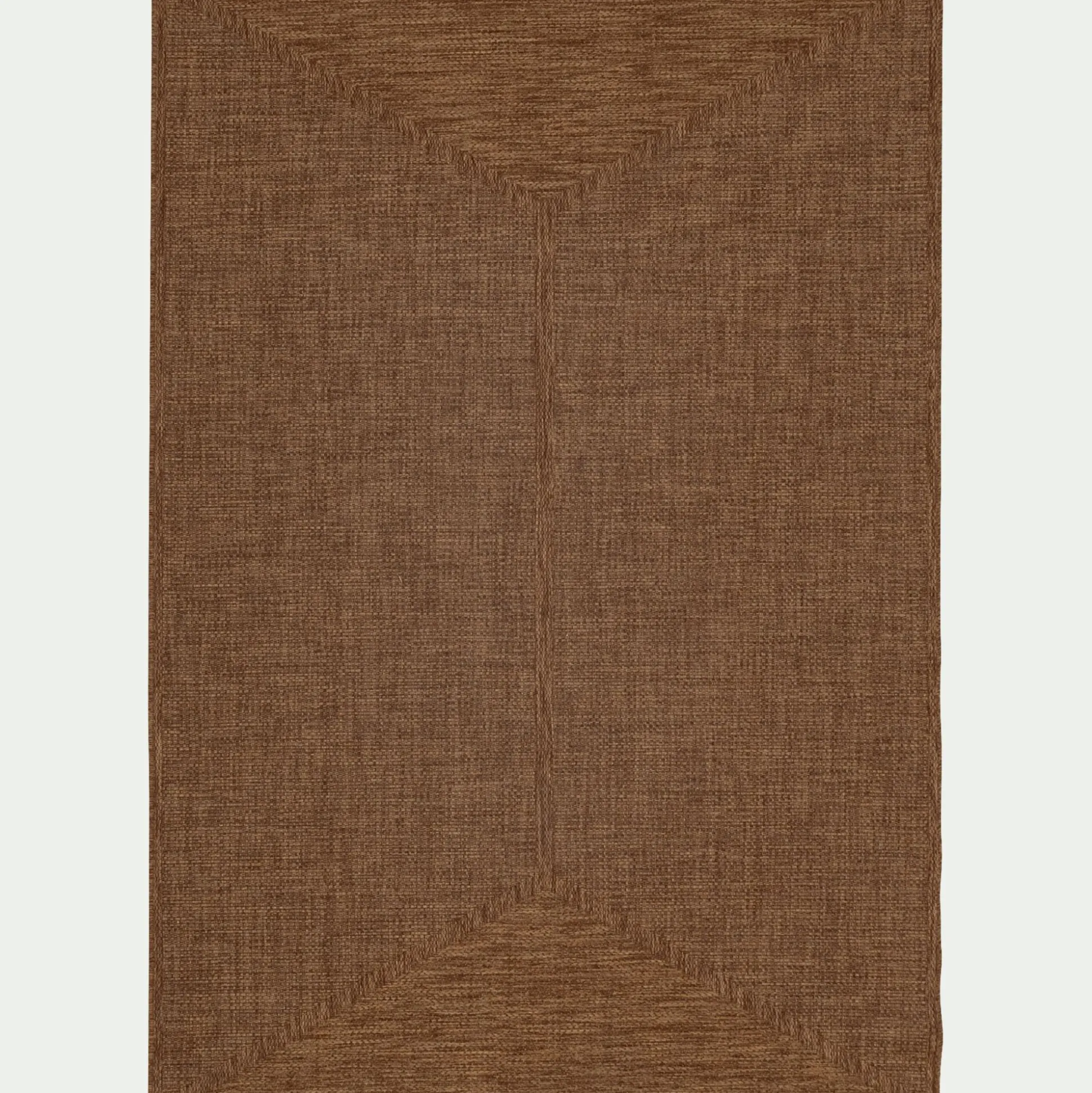 Tapis intérieur et extérieur 120x170cm - marron