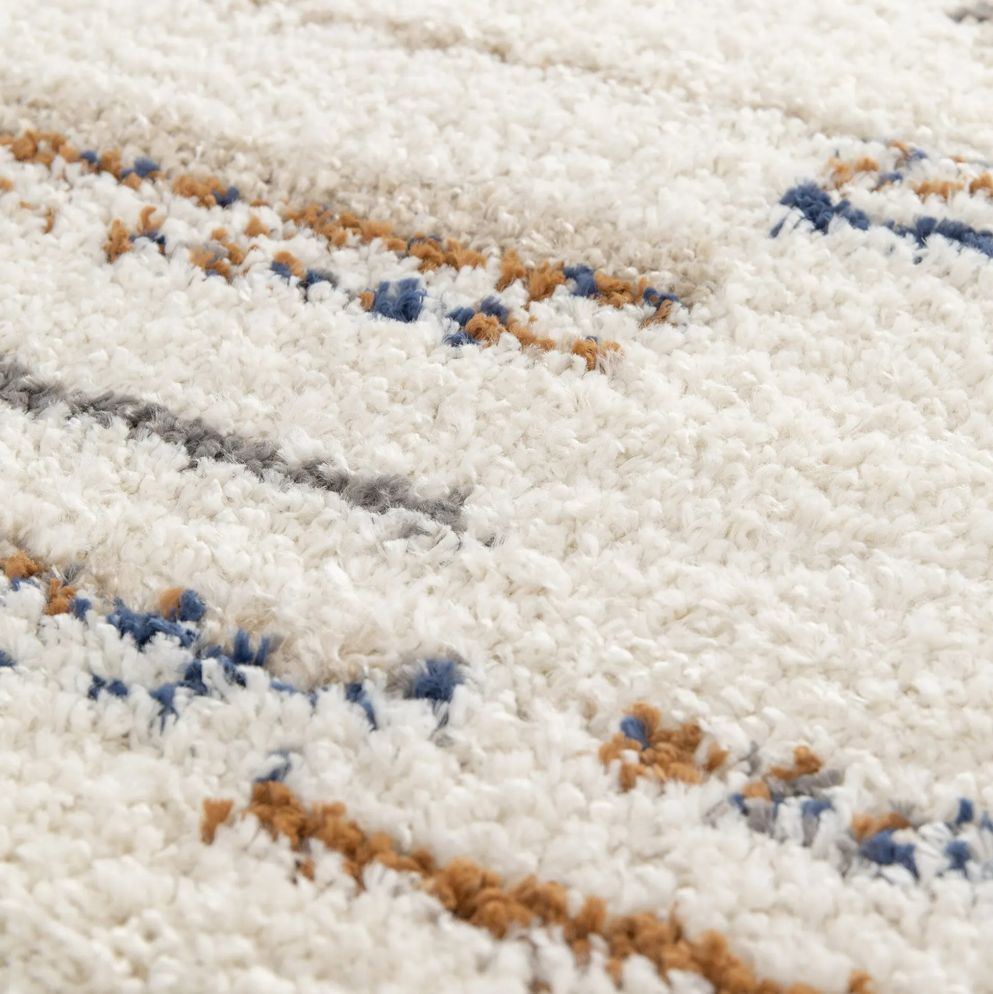 Tapis à motif strié 120x170cm - beige