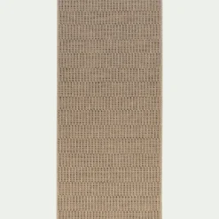 Tapis pour intérieur et extérieur - beige 140x67cm