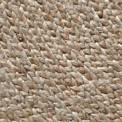Tapis rond en jute - naturel D90cm