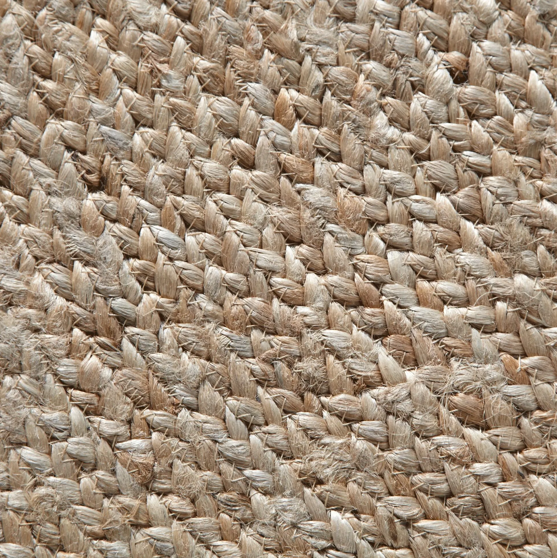 Tapis rond en jute - naturel D90cm