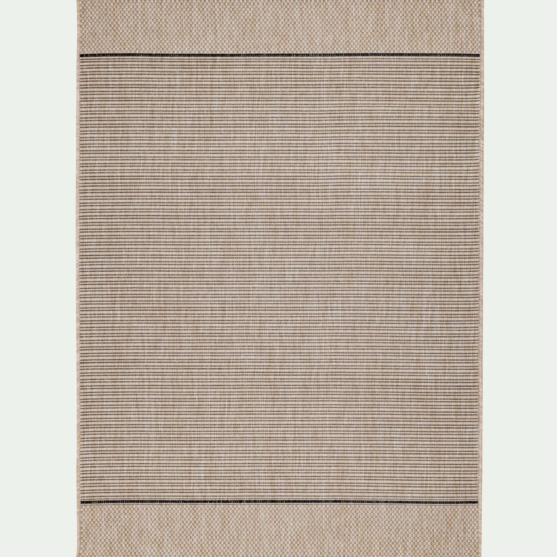 Tapis tissé intérieur extérieur 160x230cm - beige