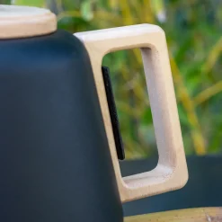 Théière en fonte et bois 1L - noir