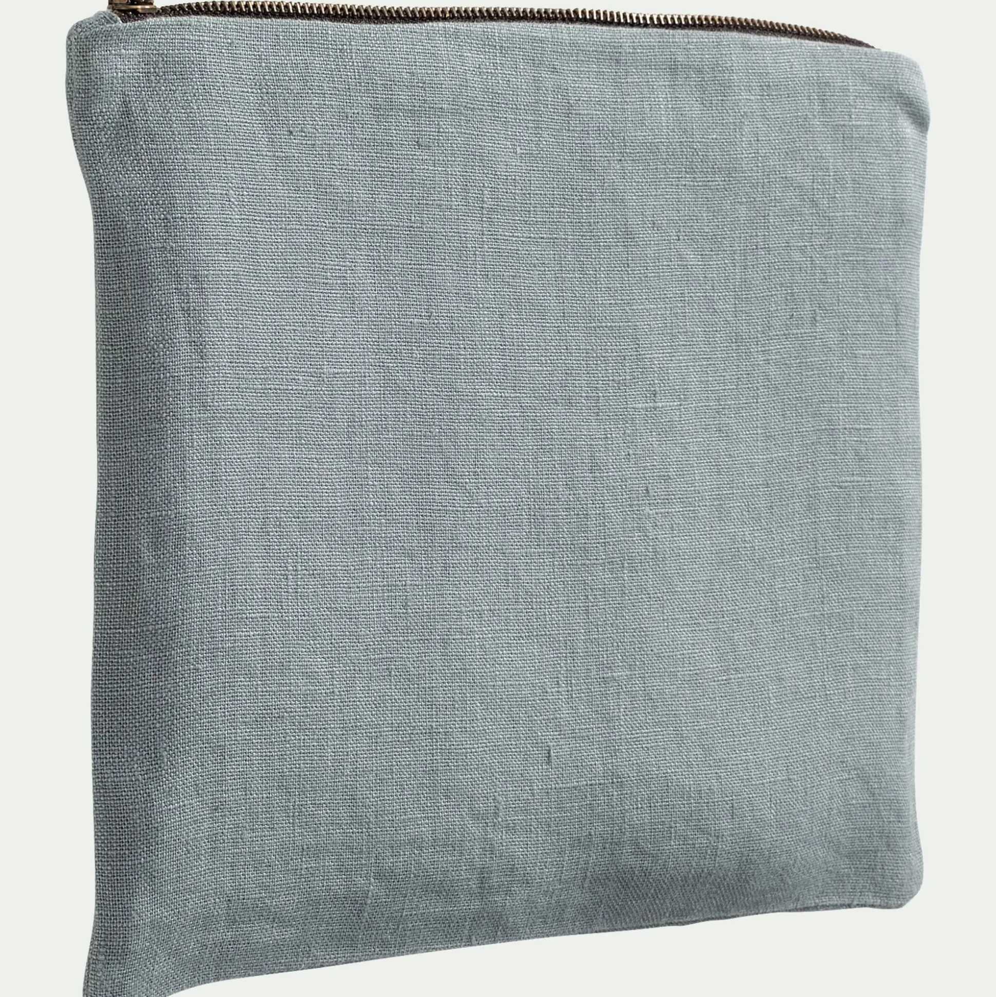 Trousse de toilette en lin - bleu calaluna