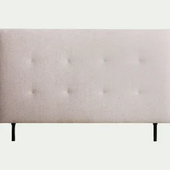 Tête de lit capitonnée en tissu L162cm - beige
