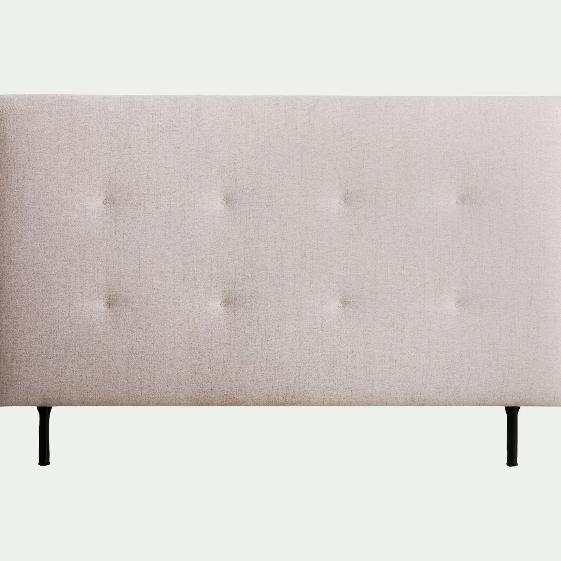 Tête de lit capitonnée en tissu L162cm - beige