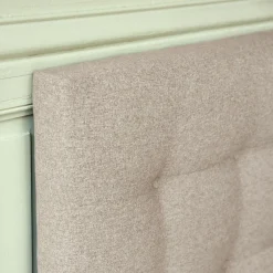 Tête de lit capitonnée en tissu L160cm - beige