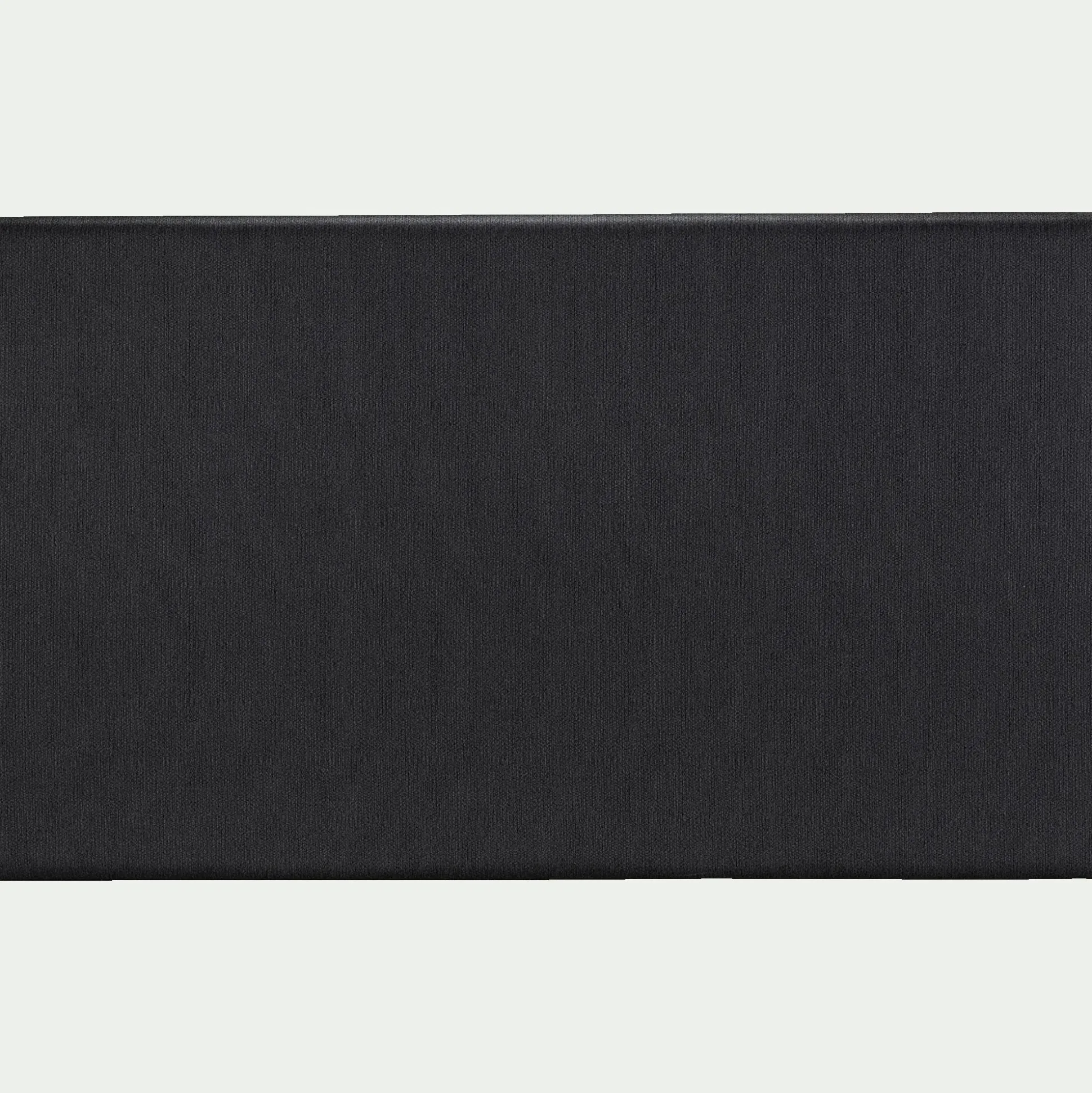 Tête de lit droite en tissu - gris anthracite L190cm