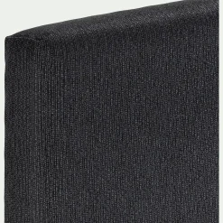 Tête de lit droite en tissu - gris anthracite L190cm