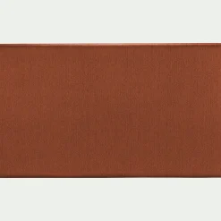 Tête de lit droite en tissu L170cm - orange brique