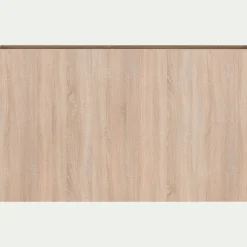Tête de lit en bois avec rangement - effet chêne clair L165cm
