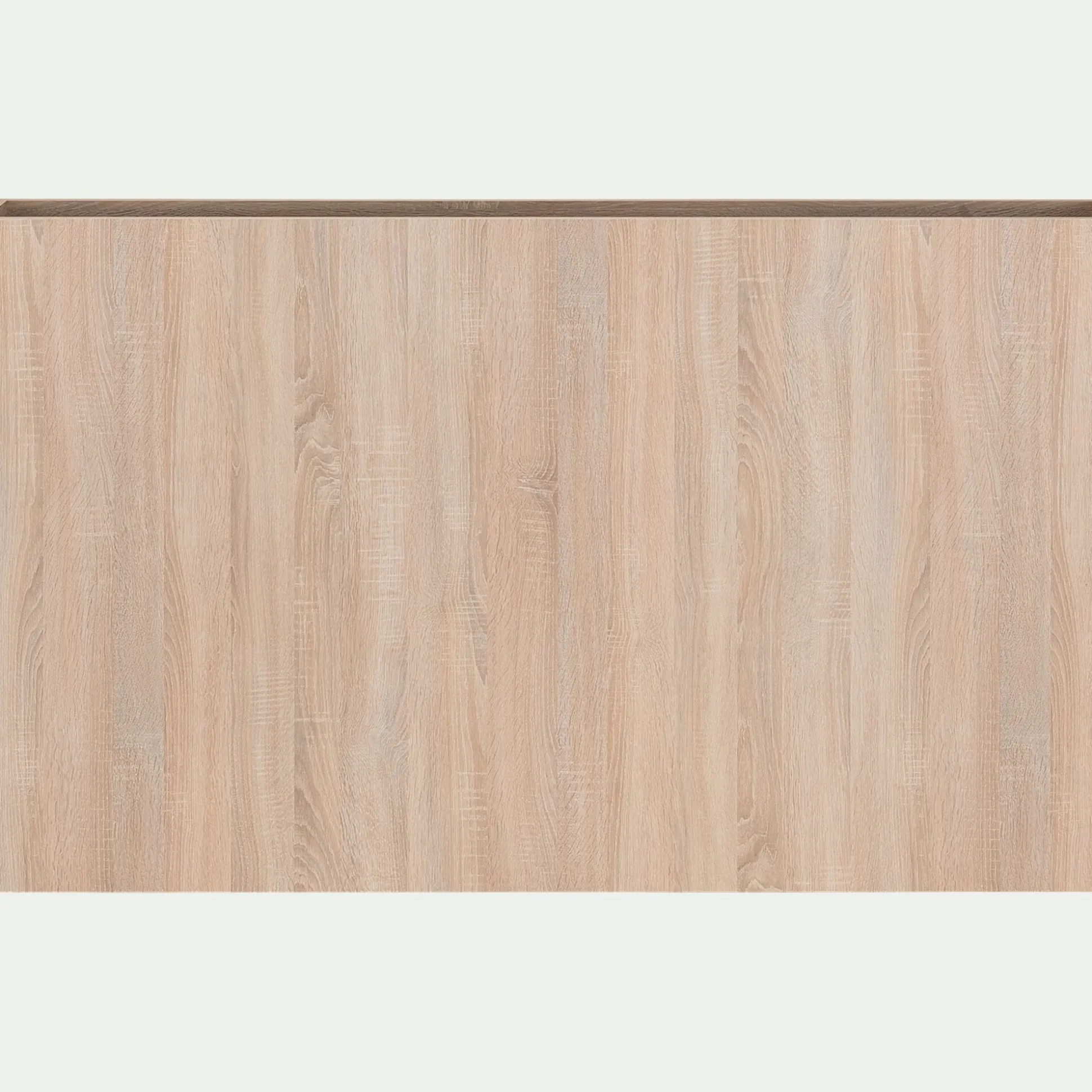 Tête de lit en bois avec rangement - effet chêne clair L165cm
