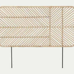 Tête de lit en rotin et acier - L150cm