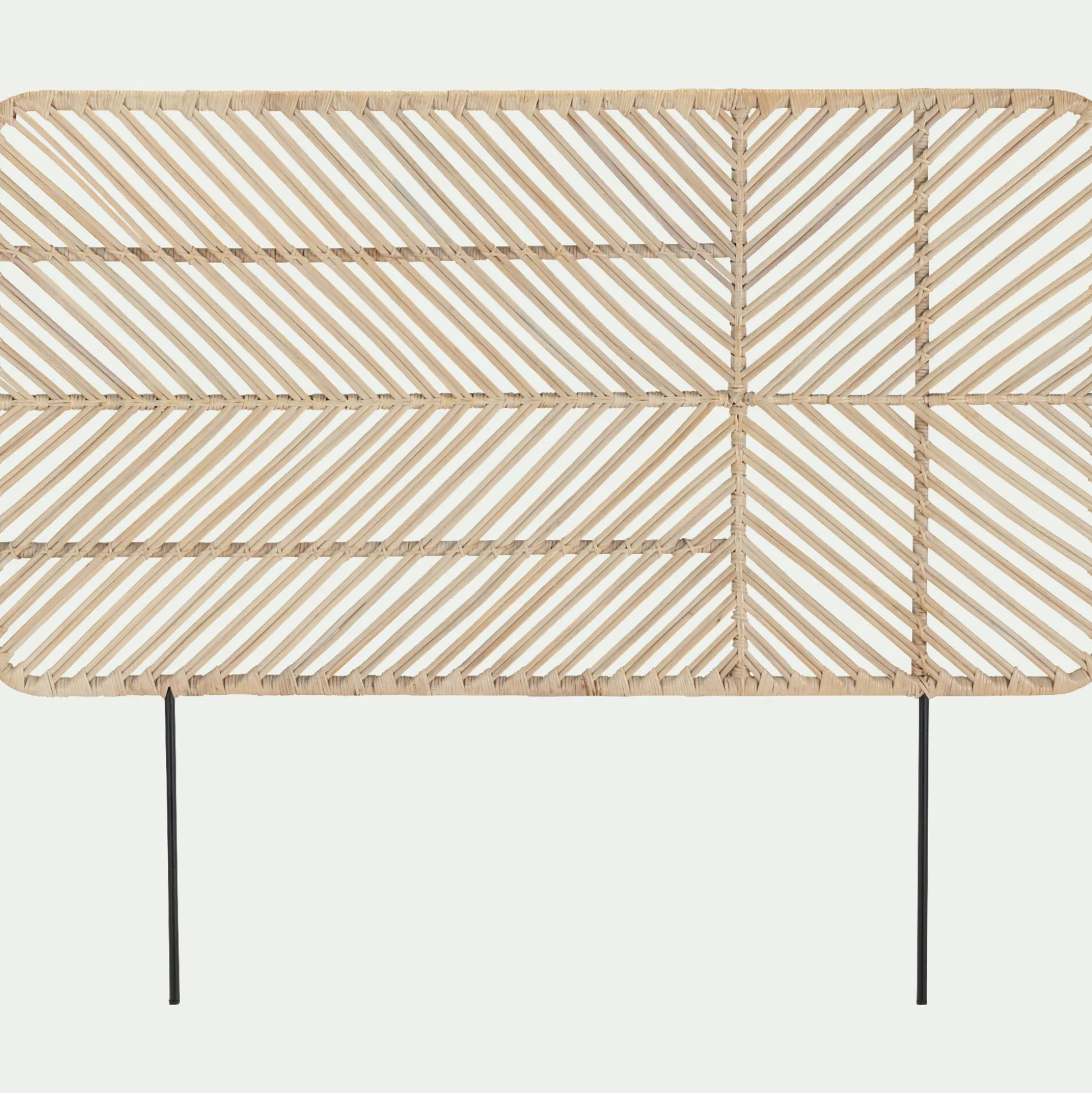 Tête de lit en rotin et acier - L150cm