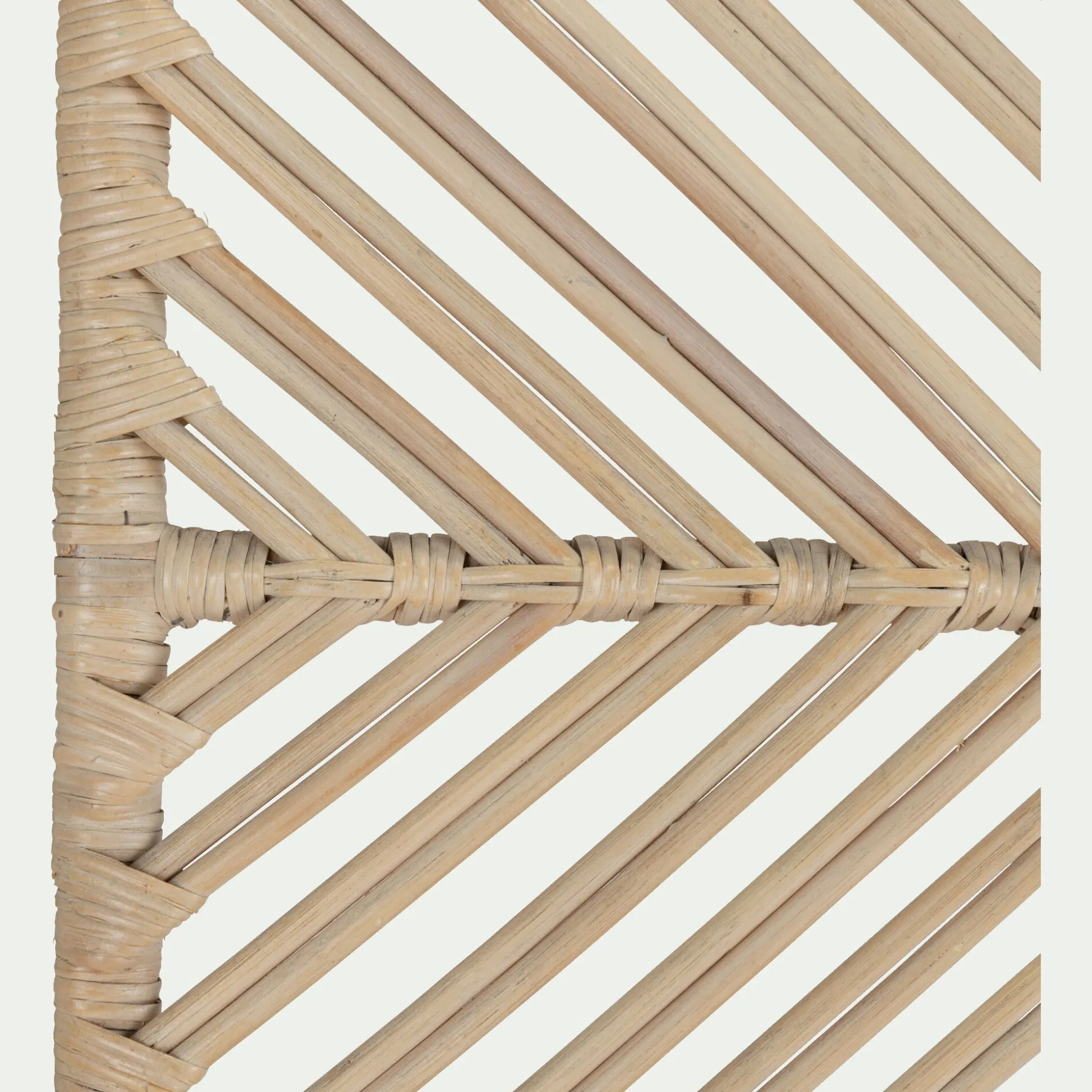 Tête de lit en rotin et acier - L150cm