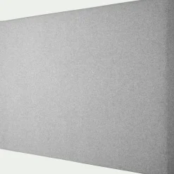 Tête de lit en tissu lisse L160cm - gris perle